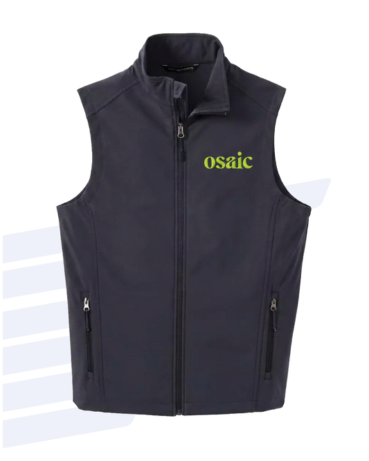 Vest with Embroidered Logo