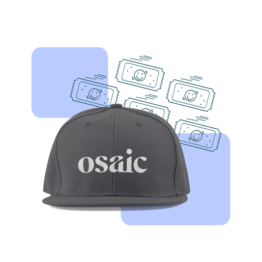 Gray Cap with Logo